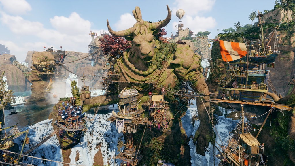 Corsair Cove big ass statue